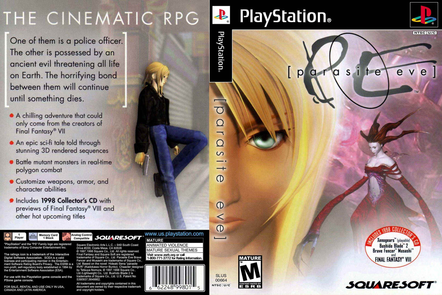 Parasite Eve Cover Art - WOI Solutions