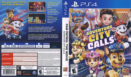 Paw Patrol The Movie Adventure City Calls Cover Art - WOI Solutions