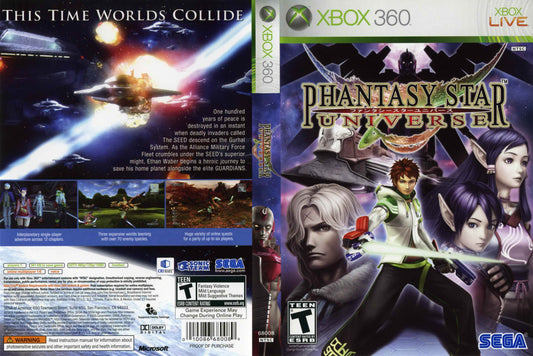 Phantasy Star Universe Cover Art - WOI Solutions