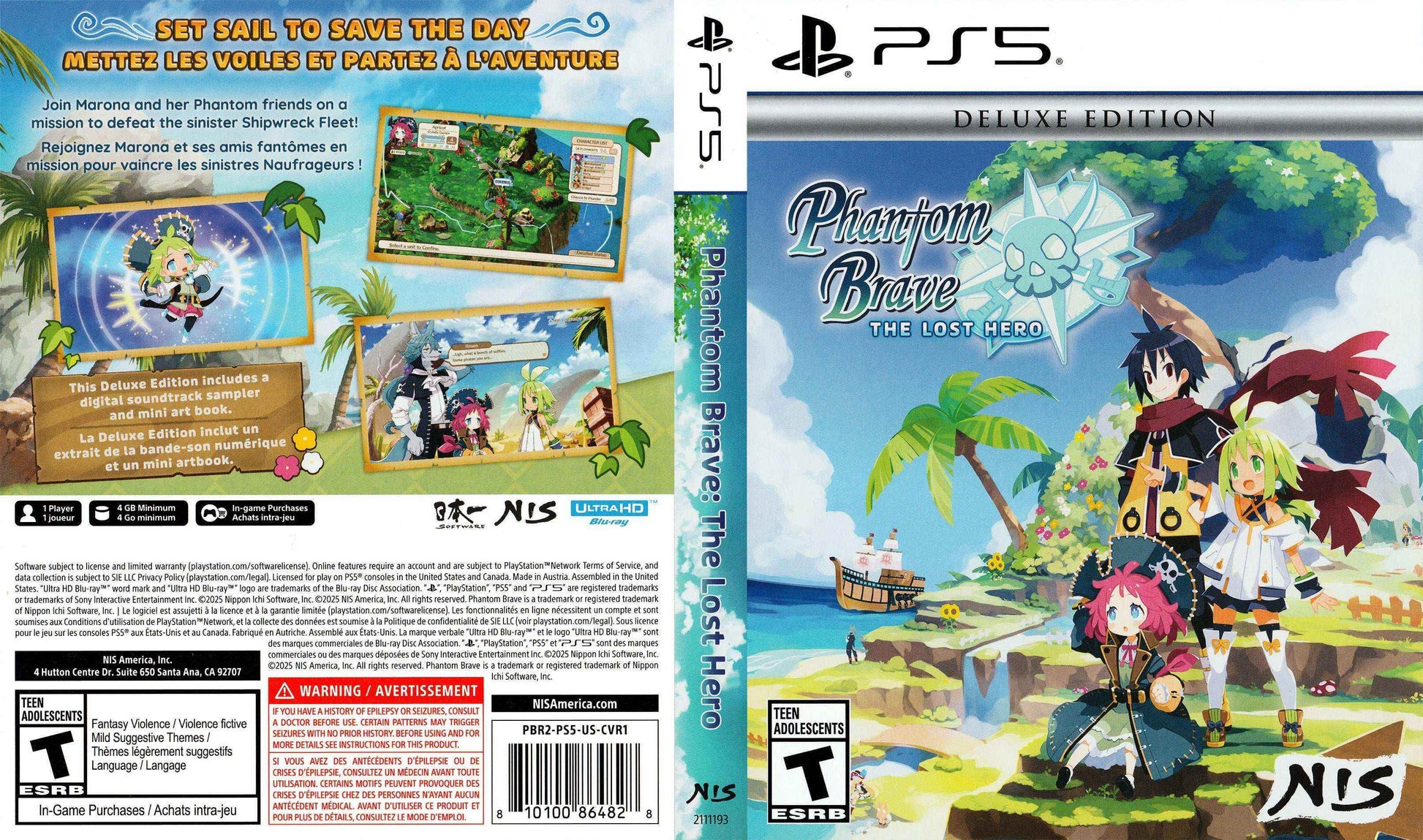 Phantom Brave The Lost Hero Deluxe Edition Cover Art - WOI Solutions