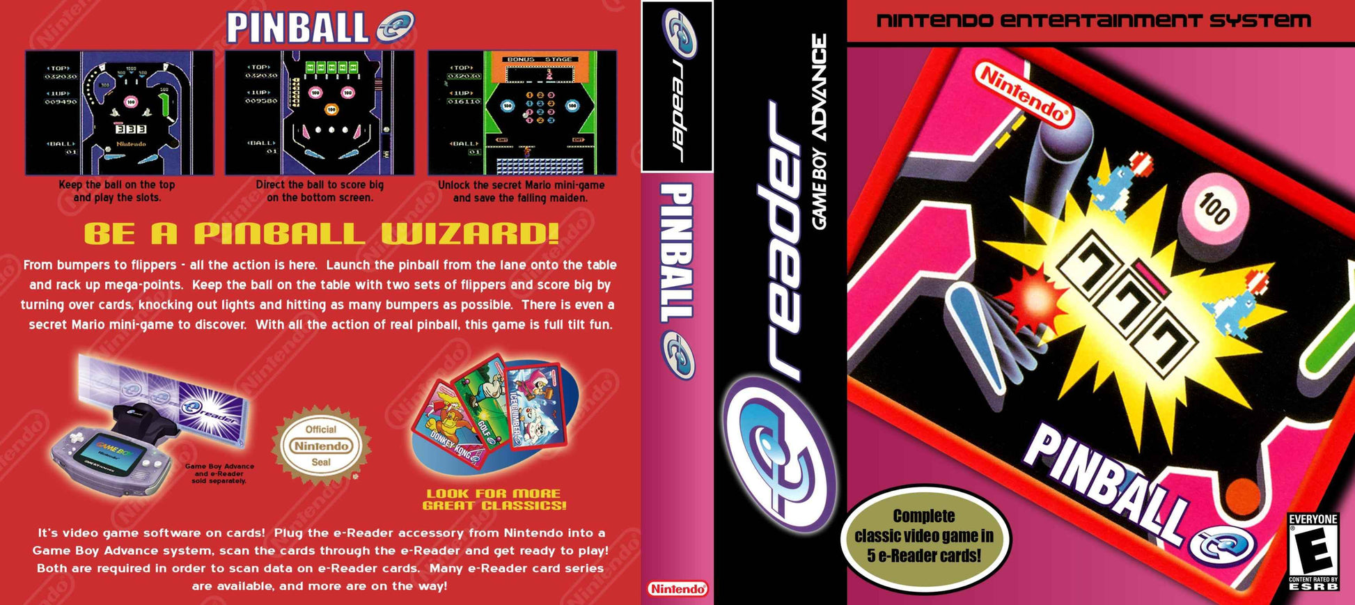 Pinball E-Reader Cover Art - WOI Solutions