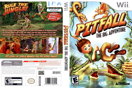 Pitfall The Big Adventure Cover Art - WOI Solutions