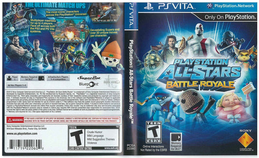 Playstation All-Stars Battle Royale Cover Art - WOI Solutions