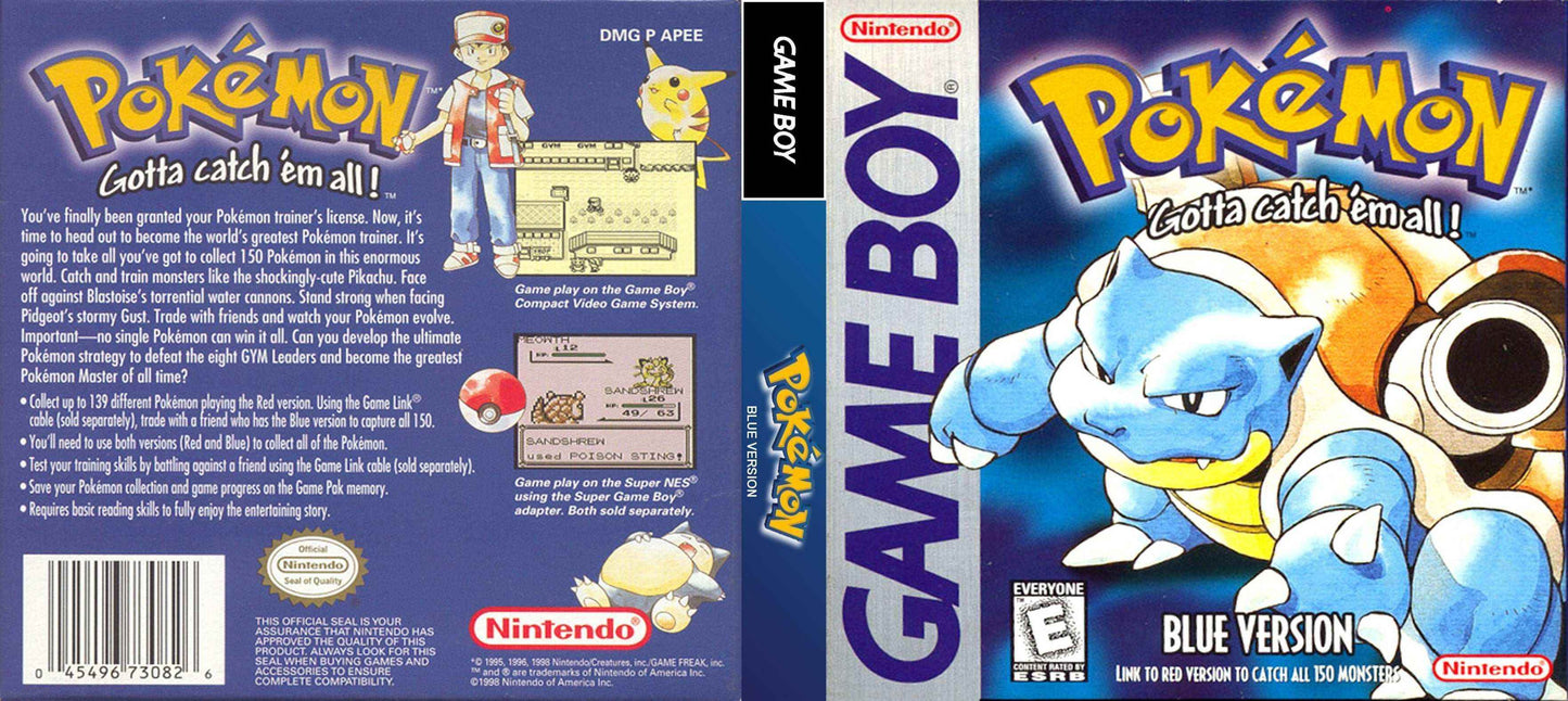 Pokemon Blue Cover Art - WOI Solutions