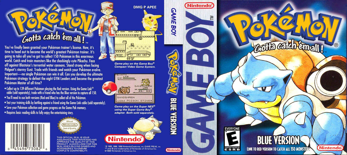 Pokemon Blue Cover Art - WOI Solutions