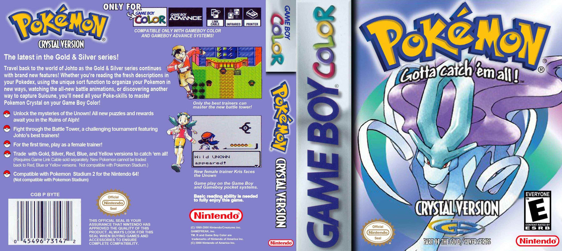 Pokemon Crystal Cover Art - WOI Solutions