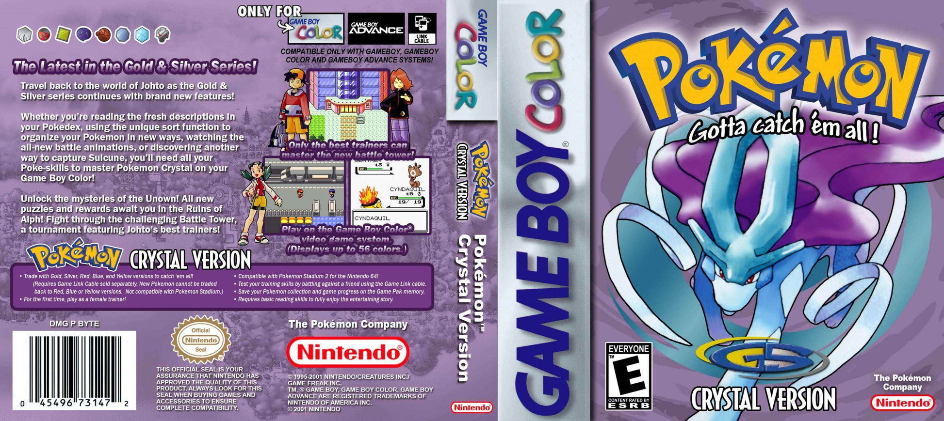 Pokemon Crystal Cover Art - WOI Solutions