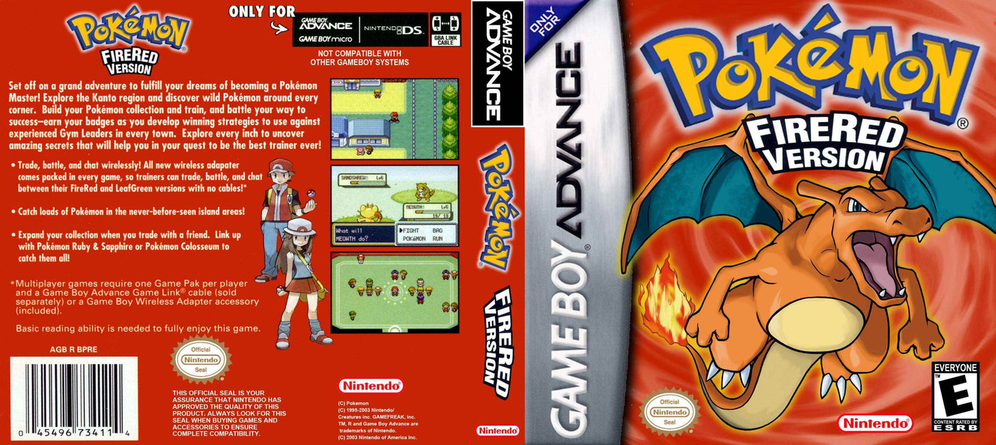 Pokemon FireRed Cover Art - WOI Solutions