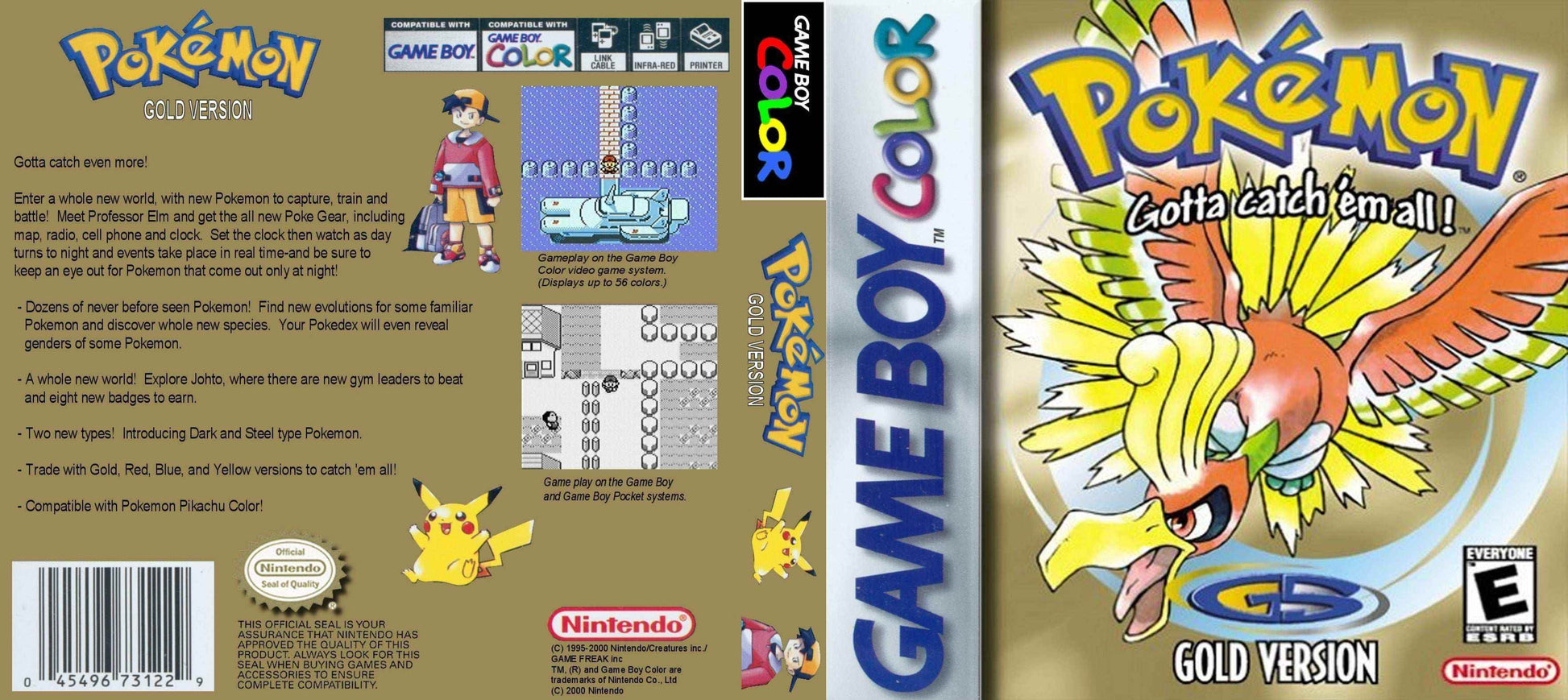 Pokemon Gold Cover Art - WOI Solutions