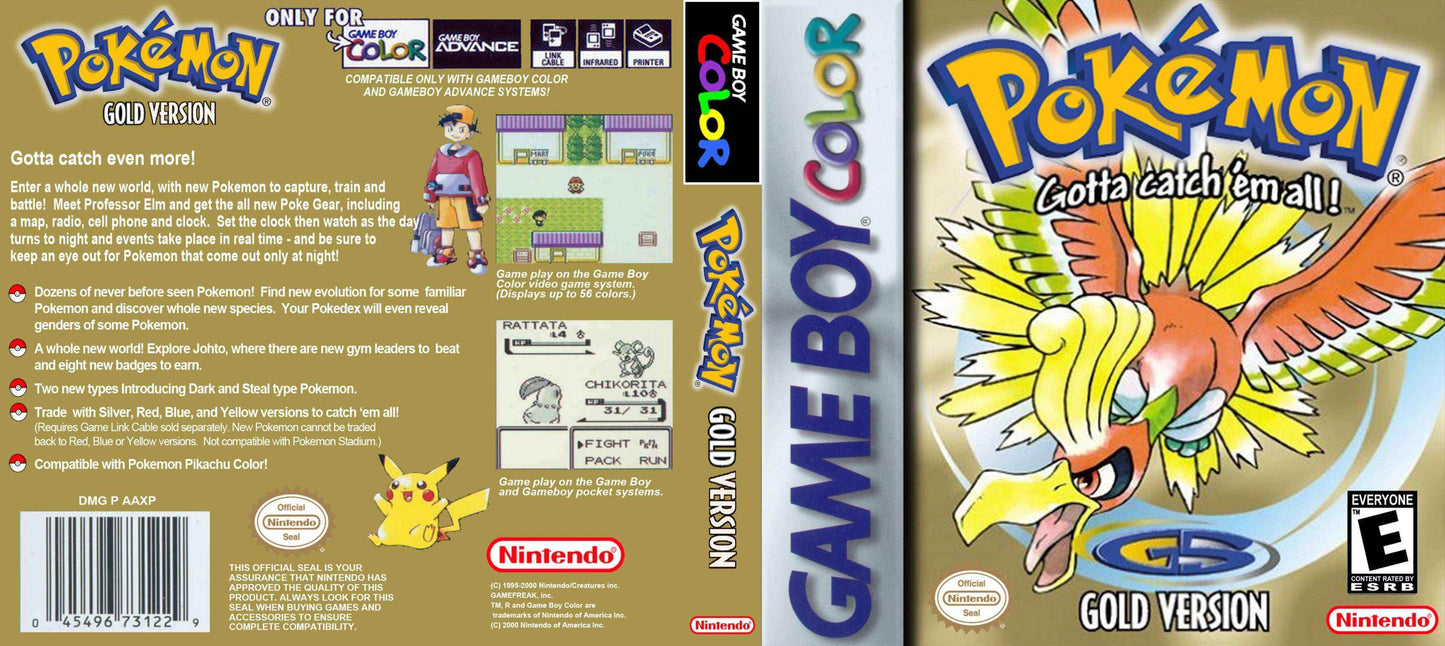 Pokemon Gold Cover Art - WOI Solutions