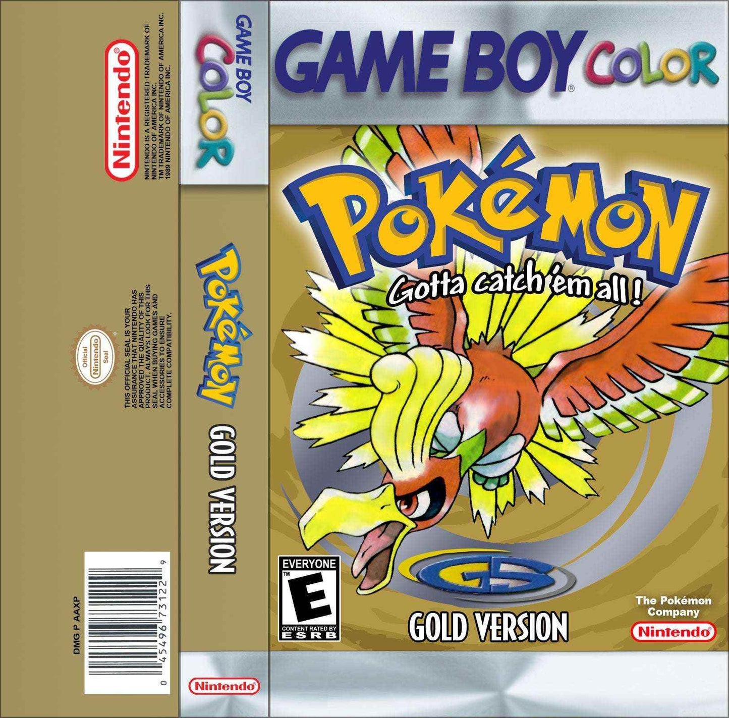 Pokemon Gold Cover Art - WOI Solutions