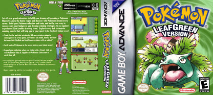 Pokemon LeafGreen Version Cover Art - WOI Solutions