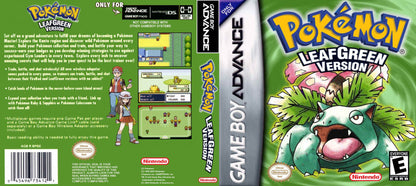 Pokemon LeafGreen Version Cover Art - WOI Solutions