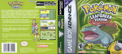 Pokemon LeafGreen Version Cover Art - WOI Solutions