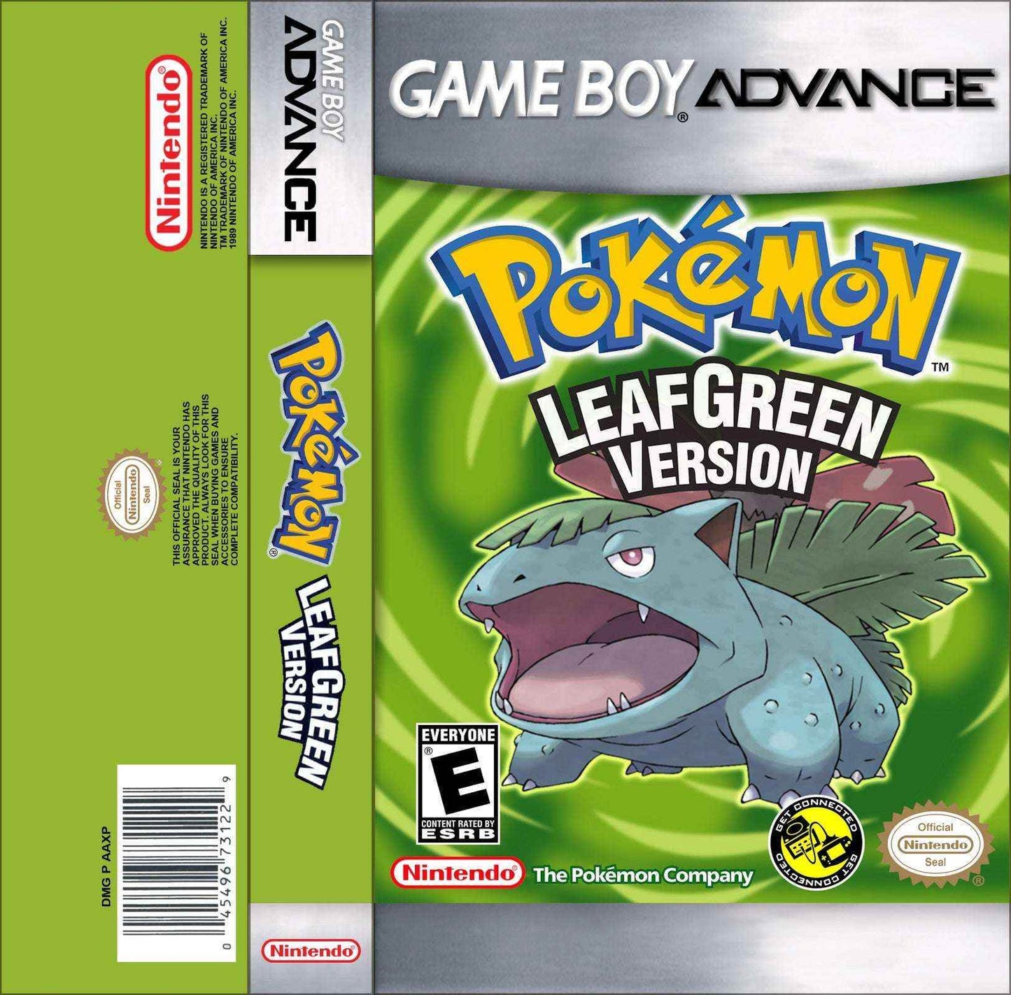 Pokemon LeafGreen Version Cover Art - WOI Solutions
