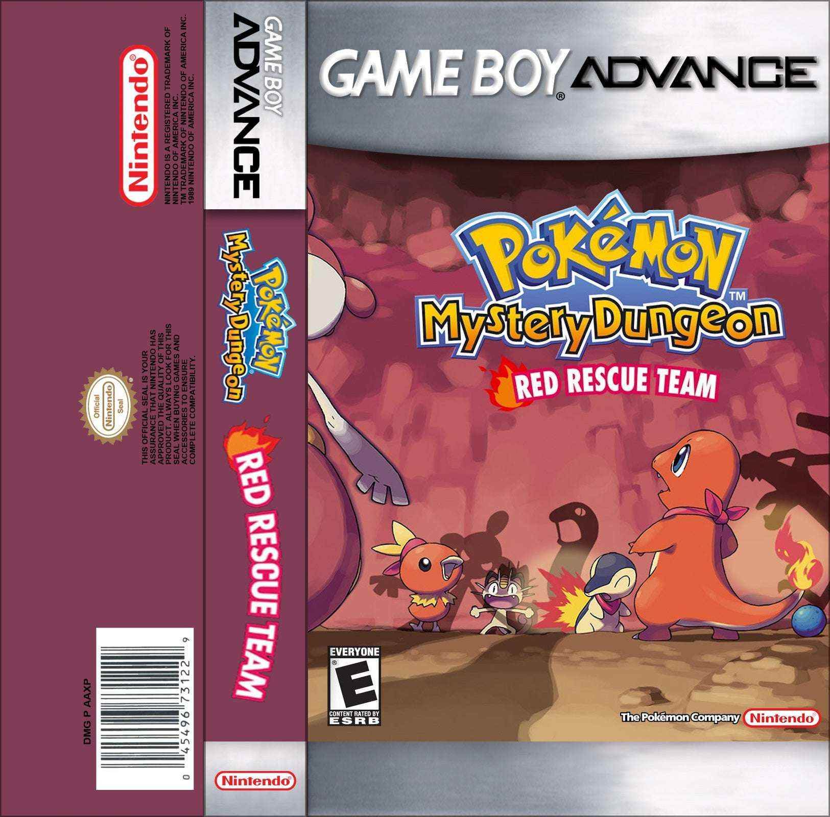 Pokemon Mystery Dungeon Red Rescue Team Cover Art - WOI Solutions