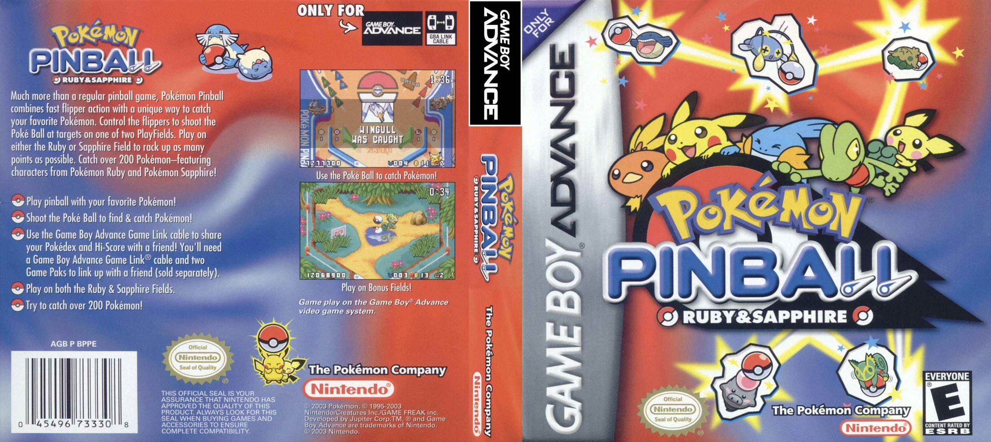 Pokemon Pinball Cover Art - WOI Solutions