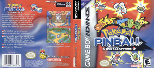 Pokemon Pinball Cover Art - WOI Solutions