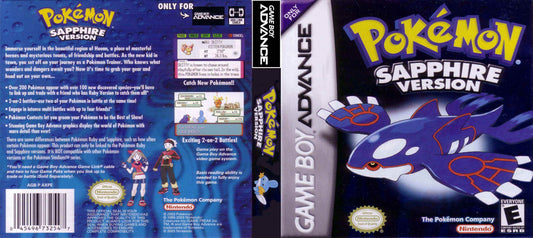 Pokemon Sapphire Cover Art - WOI Solutions