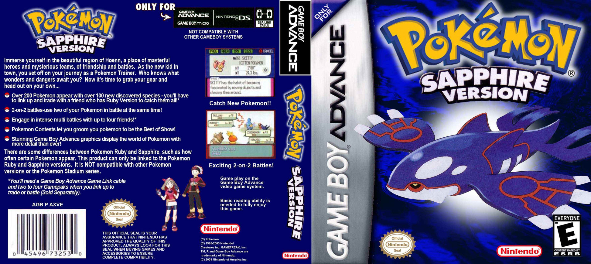 Pokemon Sapphire Cover Art - WOI Solutions