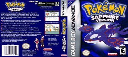 Pokemon Sapphire Cover Art - WOI Solutions