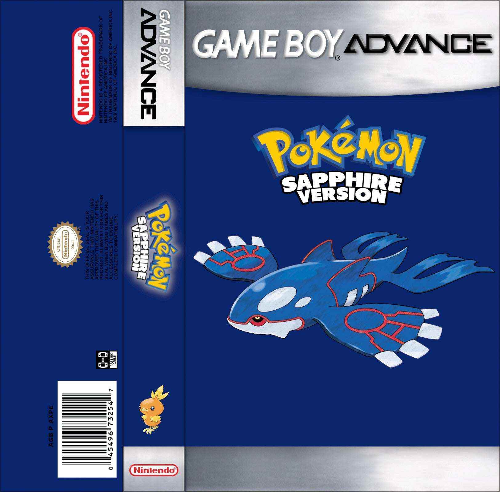 Pokemon Sapphire Cover Art - WOI Solutions