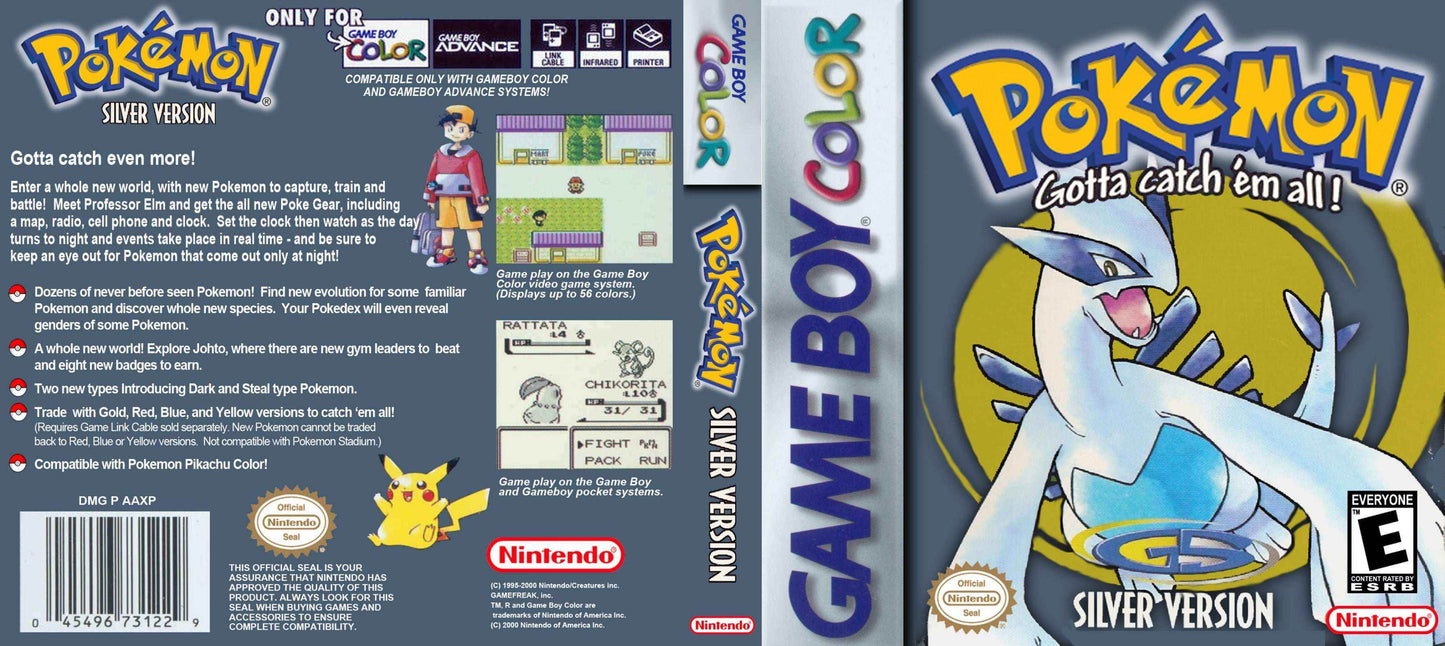 Pokemon Silver Cover Art - WOI Solutions