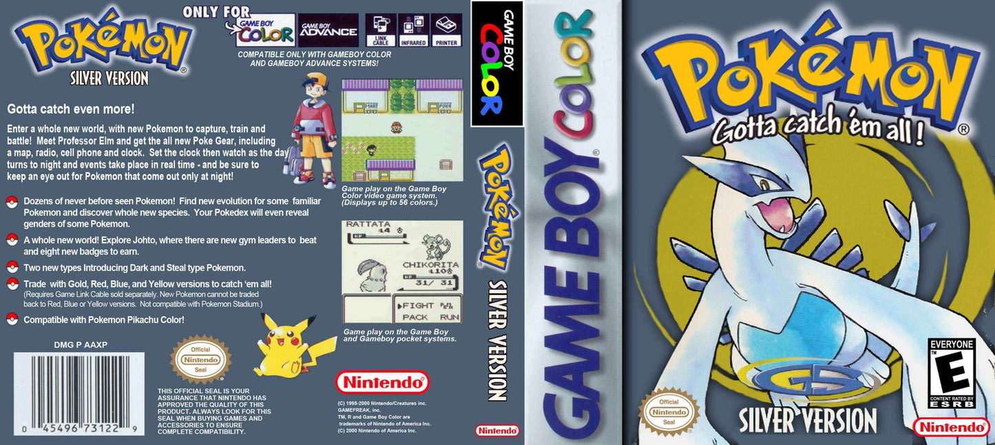 Pokemon Silver Cover Art - WOI Solutions