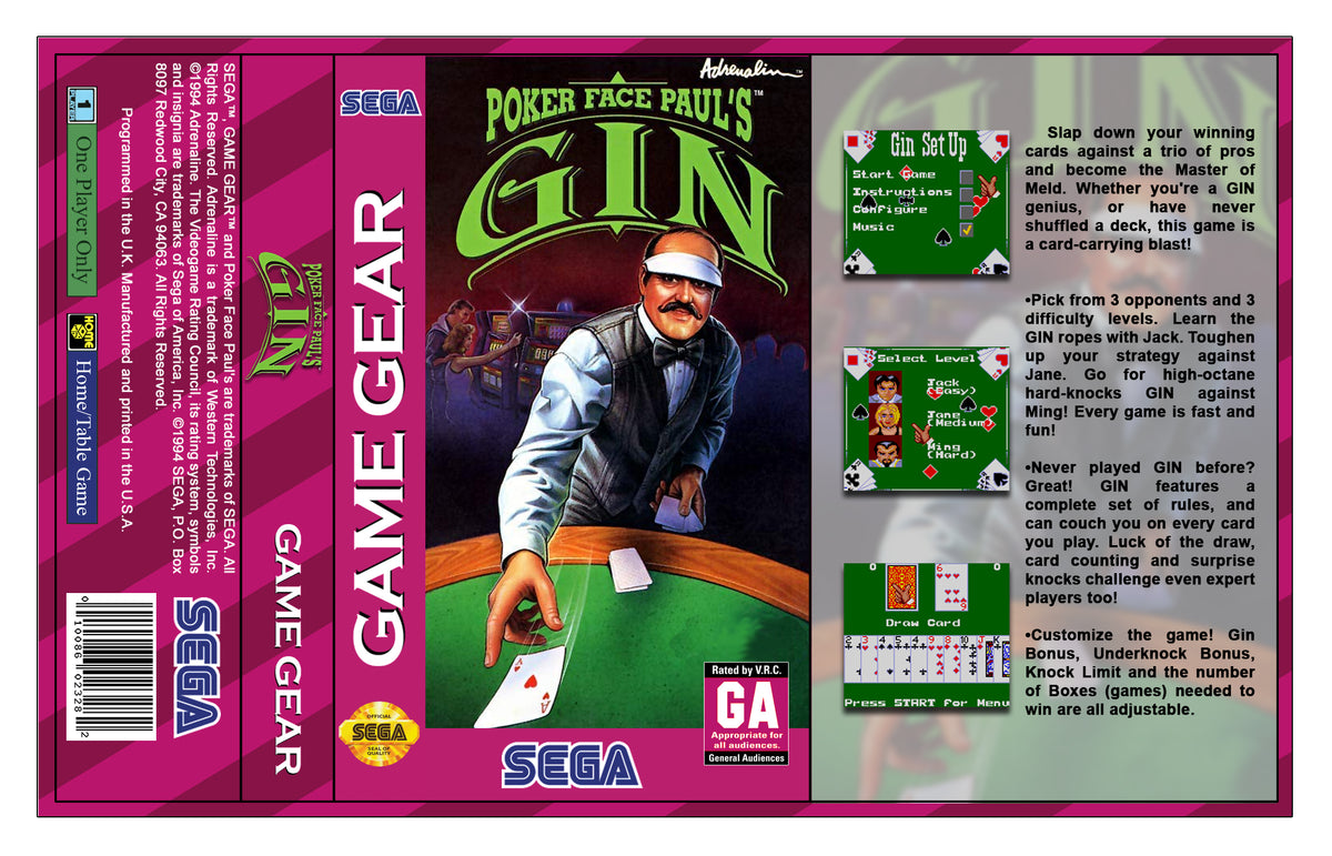 Poker Face Paul's Gin