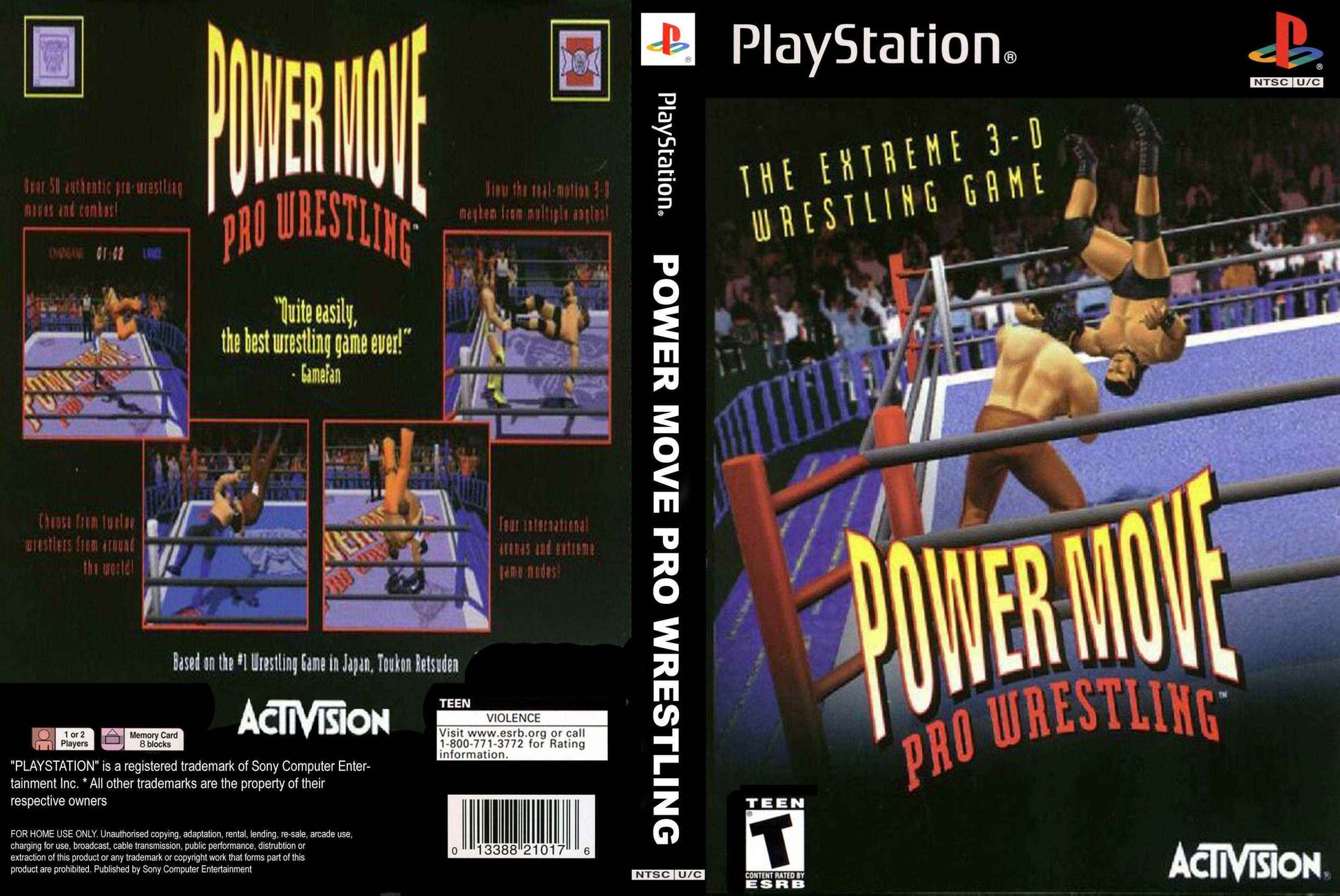 Power Move Pro Wrestling Cover Art - WOI Solutions