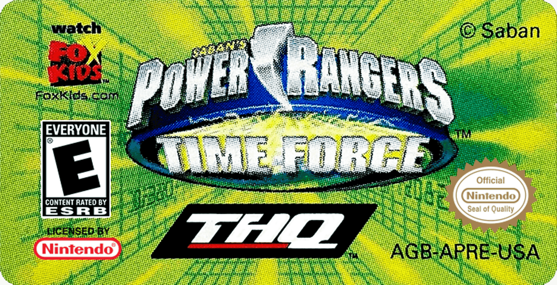 Power Rangers Time Force Cover Art - WOI Solutions