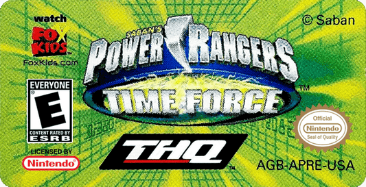 Power Rangers Time Force Cover Art - WOI Solutions