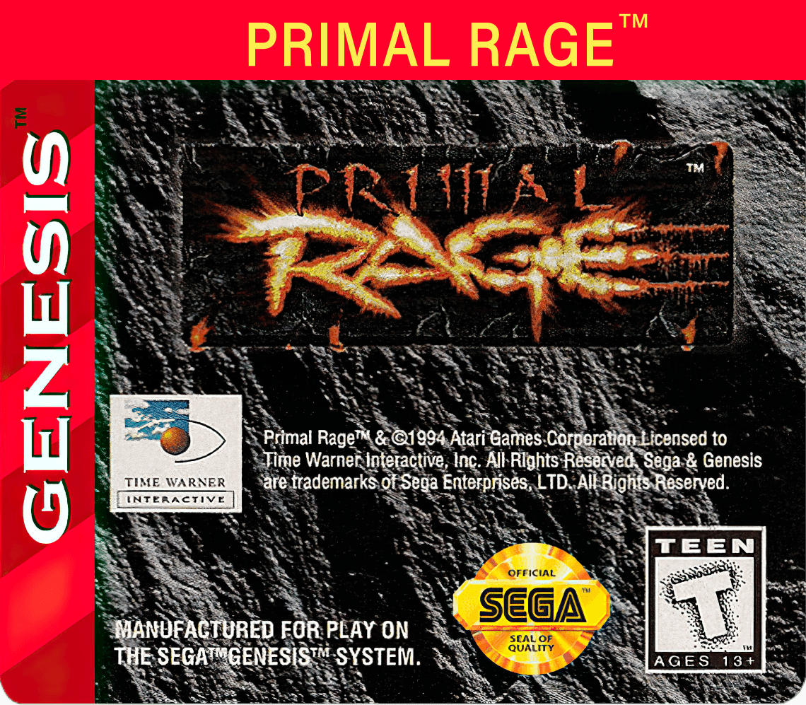 Primal Rage Cover Art - WOI Solutions
