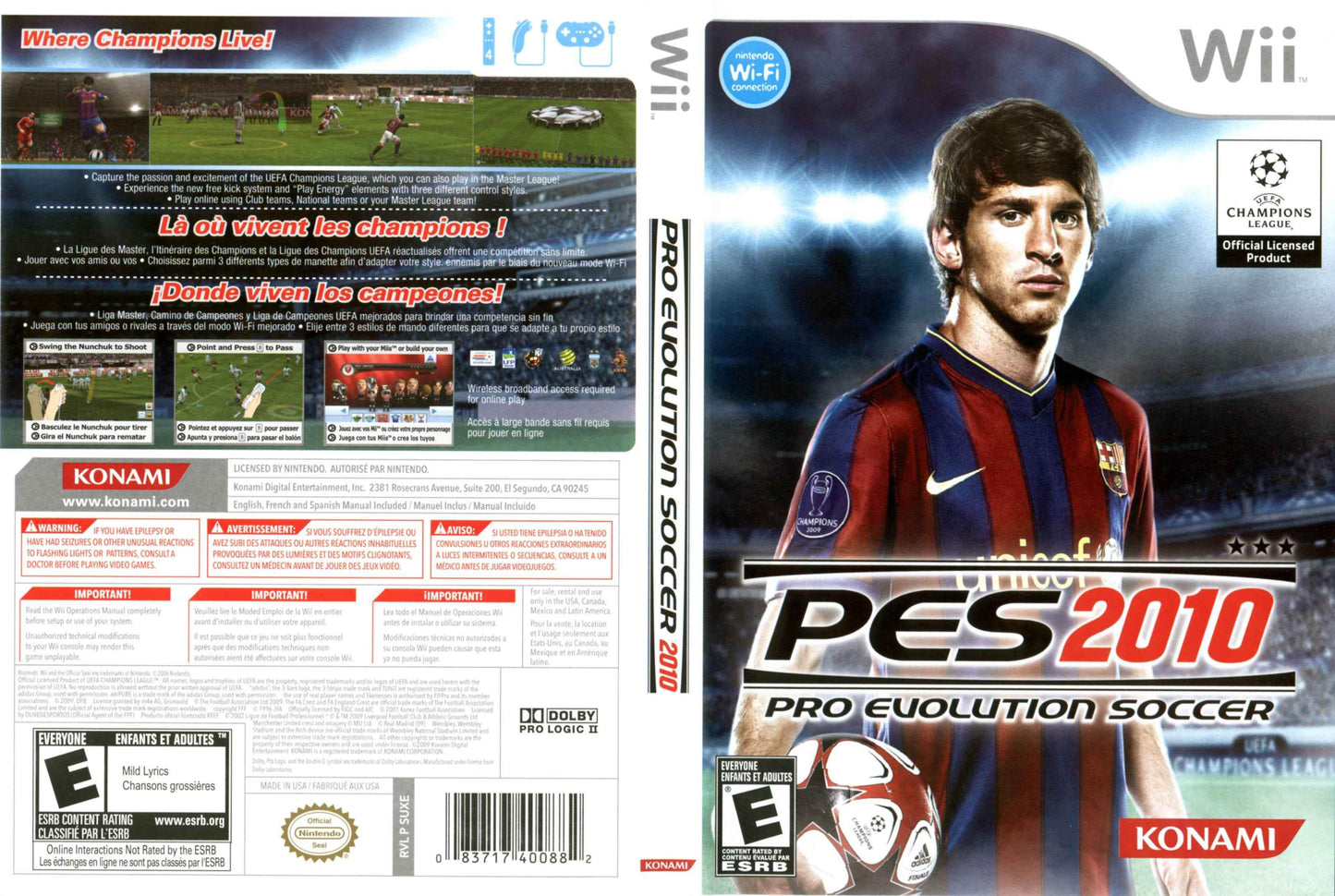 Pro Evolution Soccer 2010 Cover Art - WOI Solutions