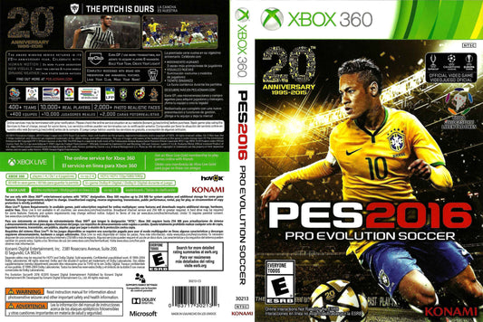 Pro Evolution Soccer 2016 Cover Art - WOI Solutions