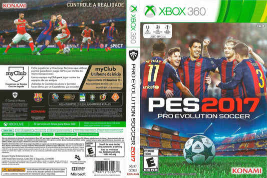 Pro Evolution Soccer 2017 Cover Art - WOI Solutions