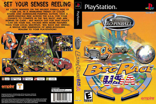 Pro Pinball Big Race USA Cover Art - WOI Solutions