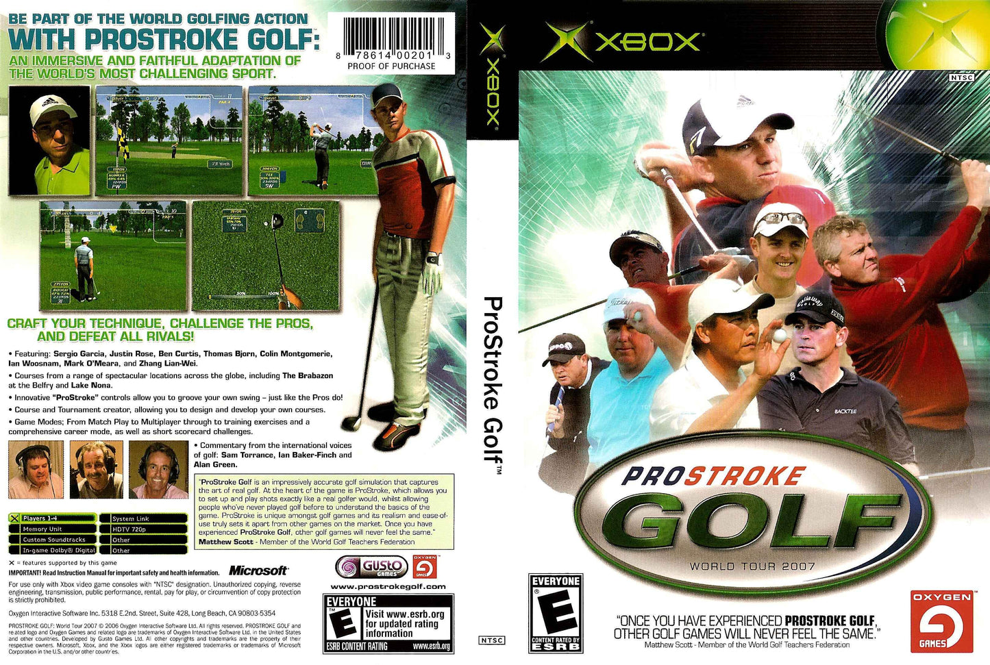 ProStroke Golf World Tour 2007 Cover Art - WOI Solutions