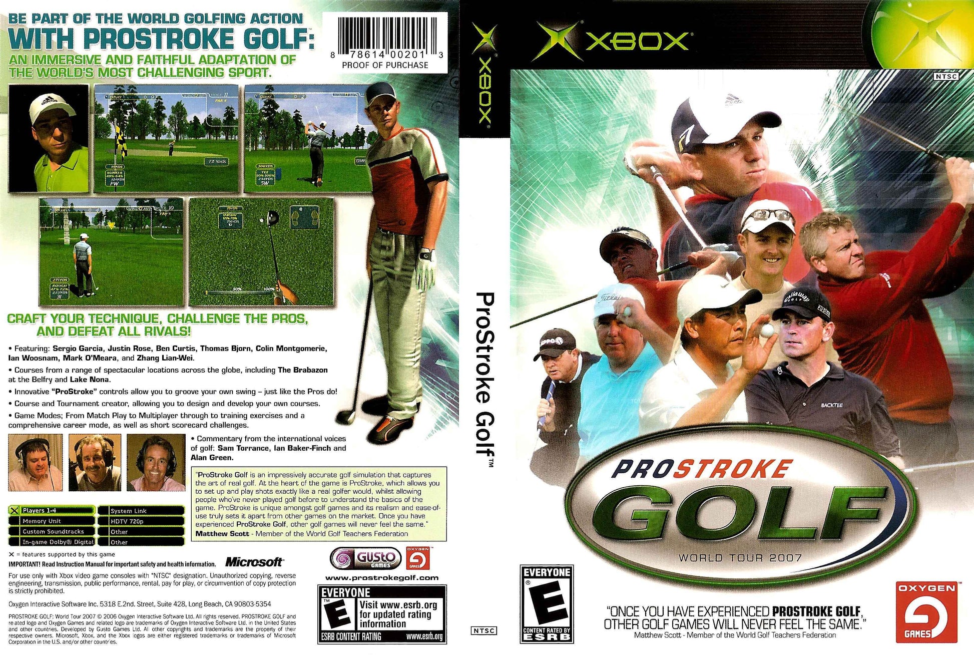 ProStroke Golf World Tour 2007 Cover Art - WOI Solutions