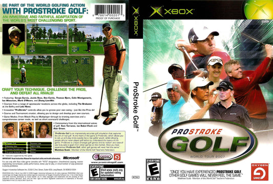 ProStroke Golf World Tour 2007 Cover Art - WOI Solutions