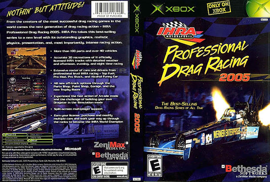 Professional Drag Racing 2005 Cover Art - WOI Solutions