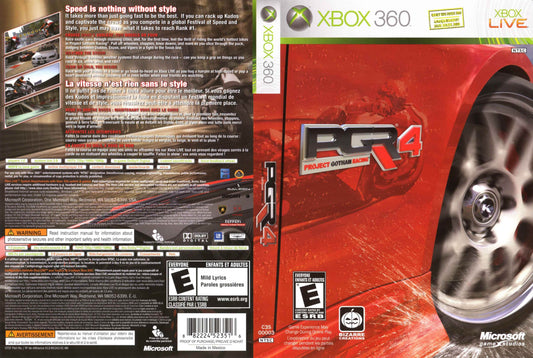 Project Gotham Racing 4 Cover Art - WOI Solutions