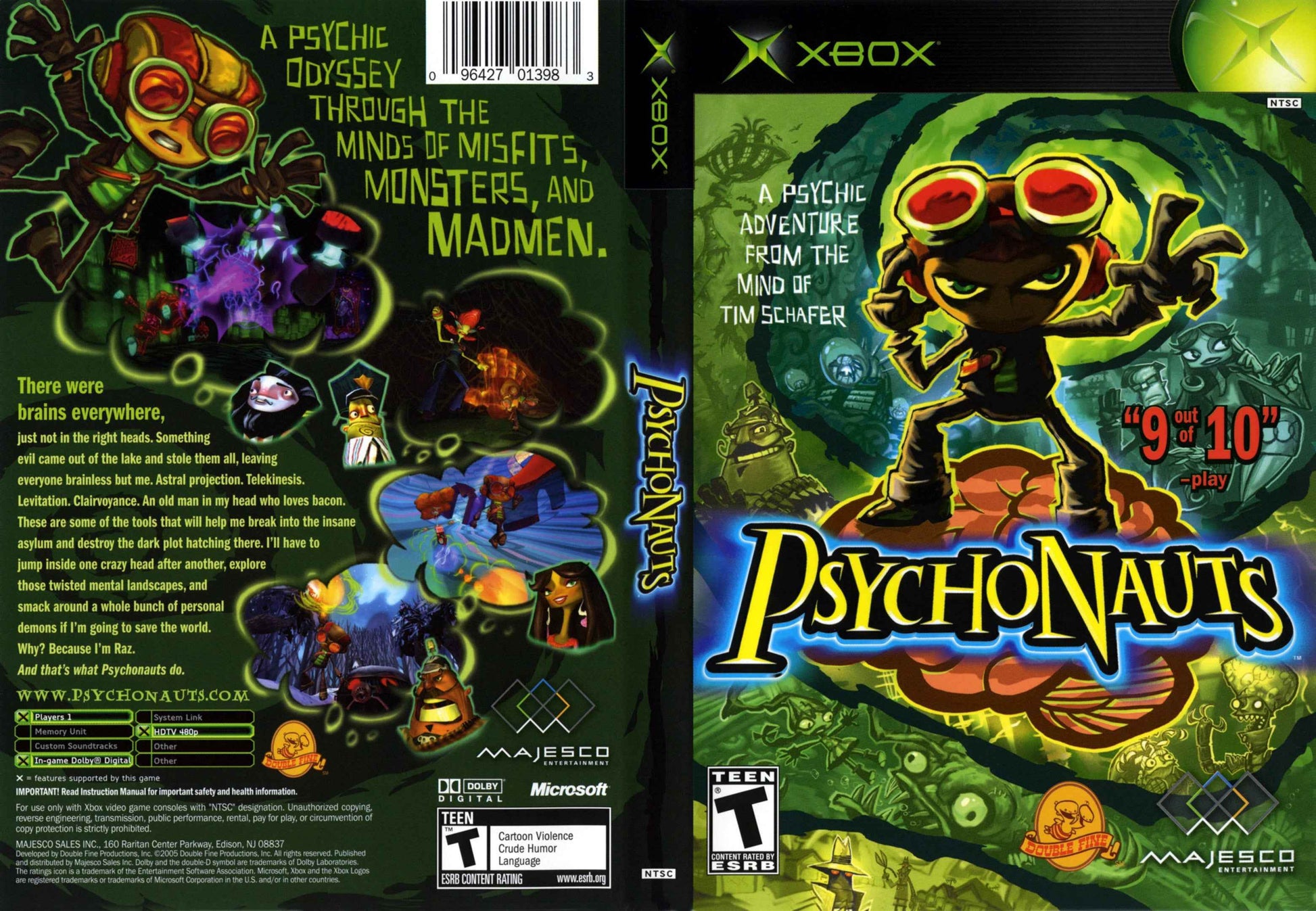 Psychonauts Cover Art - WOI Solutions