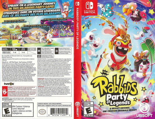 Rabbids Party of Legends Cover Art - WOI Solutions