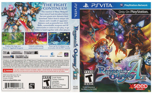 Ragnarok Odyssey Ace Cover Art - WOI Solutions