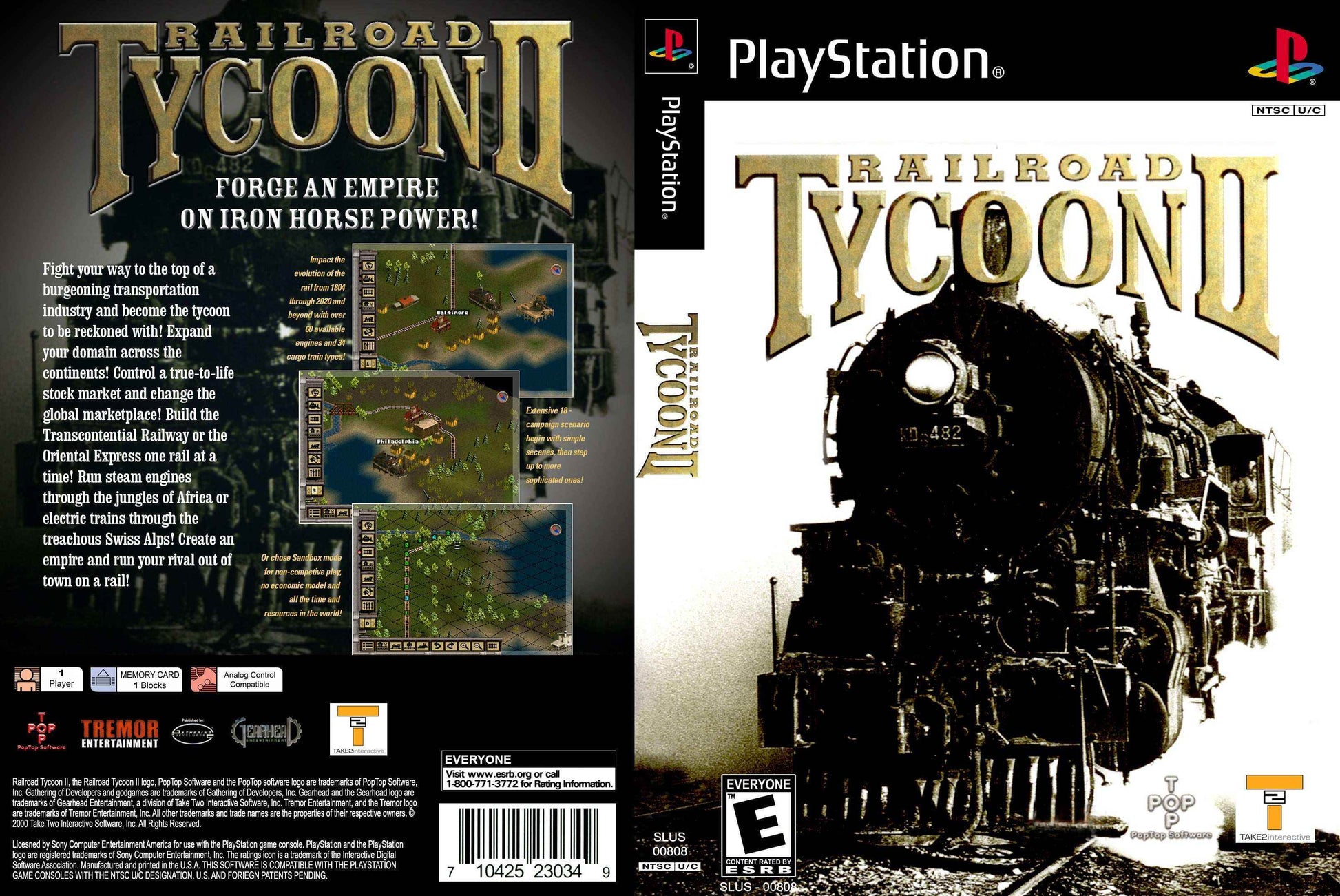 Railroad Tycoon 2 Cover Art - WOI Solutions