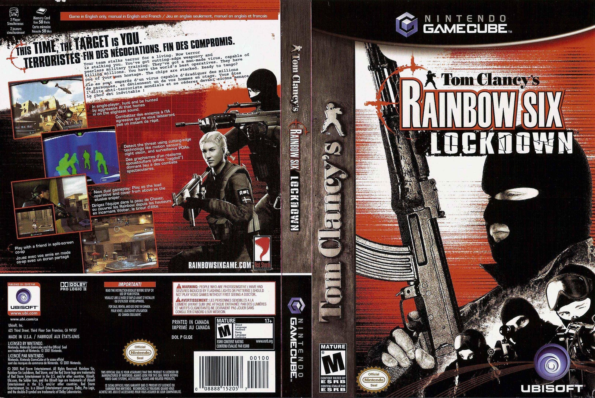 Rainbow Six Lockdown Cover Art - WOI Solutions