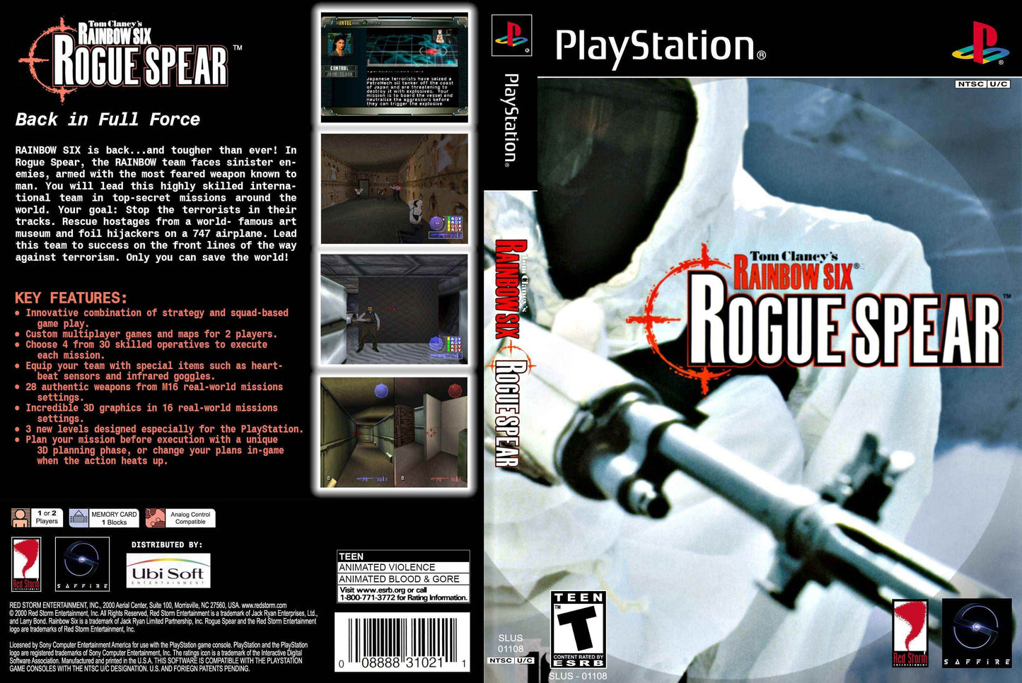 Rainbow Six Rouge Spear Cover Art - WOI Solutions