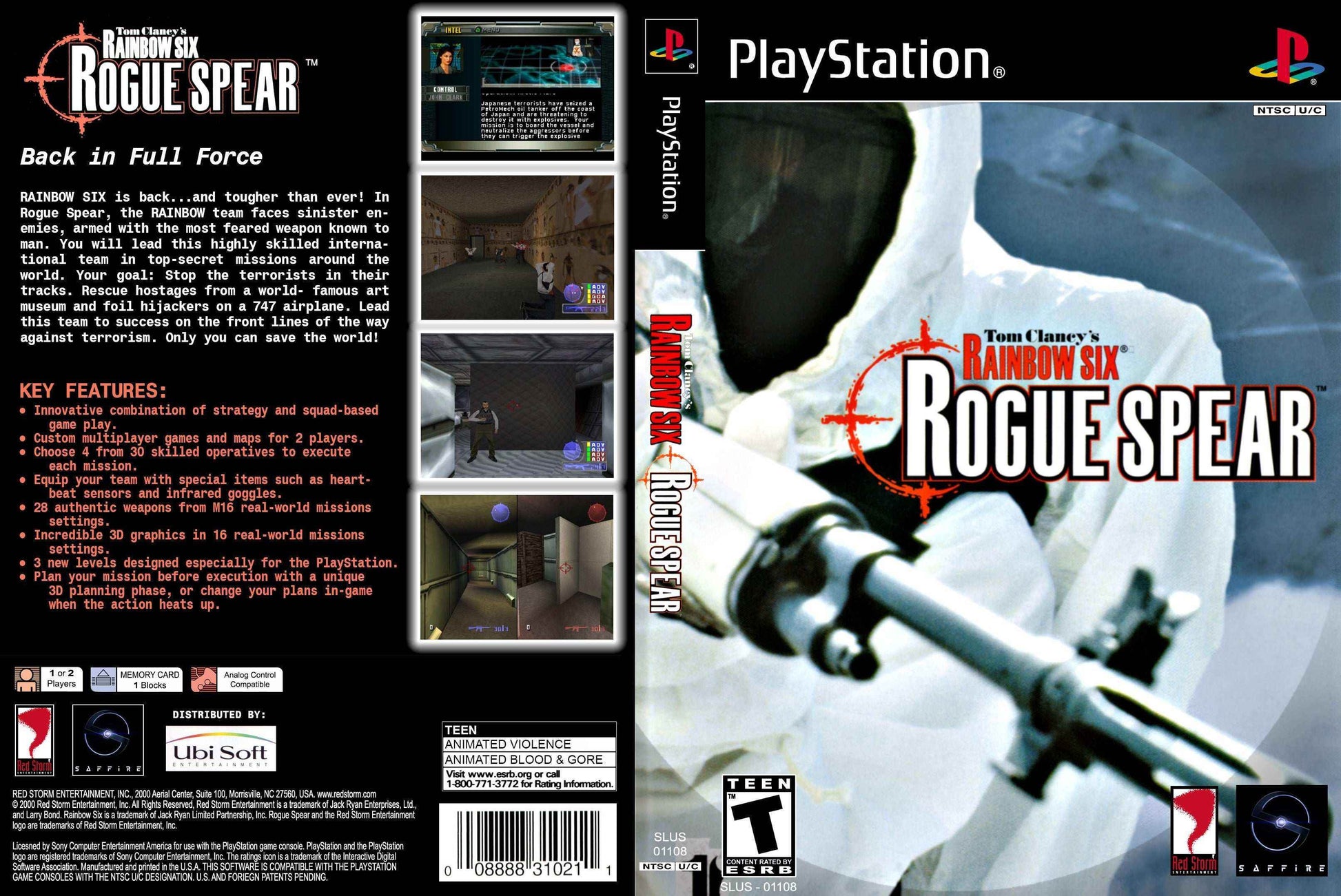 Rainbow Six Rouge Spear Cover Art - WOI Solutions