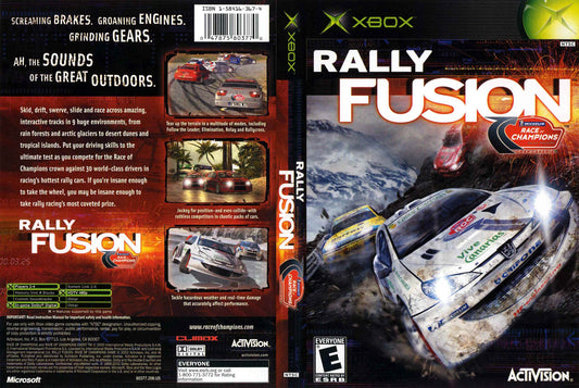 Rally Fusion Race of Champions Cover Art - WOI Solutions